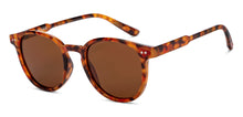 Load image into Gallery viewer, Tortoise Round Full Rim Unisex Sunglasses by OJOS-210206