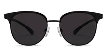 Load image into Gallery viewer, Black Round Full Rim Unisex Sunglasses by OJOS-210207