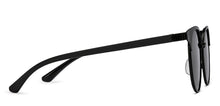 Load image into Gallery viewer, Black Round Full Rim Unisex Sunglasses by OJOS-210207