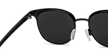 Load image into Gallery viewer, Black Round Full Rim Unisex Sunglasses by OJOS-210207