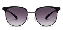 Load image into Gallery viewer, Black Round Full Rim Unisex Sunglasses by OJOS-210210