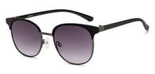 Load image into Gallery viewer, Black Round Full Rim Unisex Sunglasses by OJOS-210210
