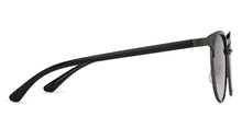 Load image into Gallery viewer, Black Round Full Rim Unisex Sunglasses by OJOS-210210