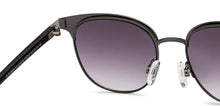 Load image into Gallery viewer, Black Round Full Rim Unisex Sunglasses by OJOS-210210