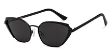 Load image into Gallery viewer, Black Cat Eye Full Rim Women Sunglasses by OJOS-210218