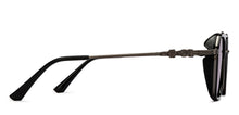 Load image into Gallery viewer, Black Geometric Full Rim Unisex Sunglasses by OJOS-210220