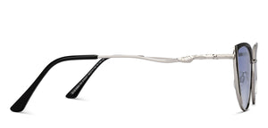 Black Cat Eye Full Rim Women Sunglasses by OJOS-210227