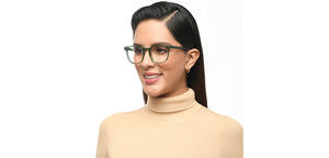 Green Wayfarer Full Rim Unisex Eyeglasses by Lenskart Hustlr Screen Glasses-222931