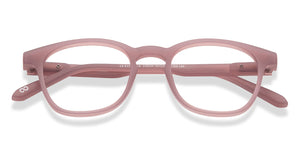 Dusty Rose Wayfarer Full Rim Unisex Eyeglasses by Lenskart Hustlr-218224