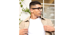 Black Wayfarer Full Rim Unisex Smart Glasses by Phonic-226131
