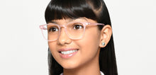 Load image into Gallery viewer, Pink Wayfarer Full Rim Unisex Eyeglasses by Hooper-224782