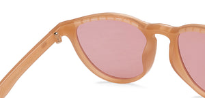 Pink Round Full Rim Unisex Sunglasses by Vincent Chase Polarized-207937