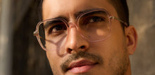 Load image into Gallery viewer, Pink Square Full Rim Women Eyeglasses by Le Petit Lunetier-216913