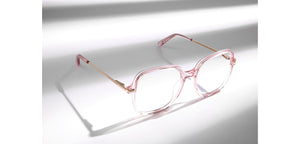 Pink Square Full Rim Women Eyeglasses by Le Petit Lunetier-216913