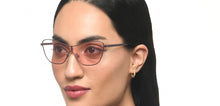 Load image into Gallery viewer, Gunmetal Cat Eye Full Rim Women Sunglasses by Lenskart STUDIO-216061