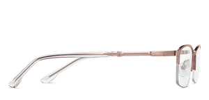 Pink Cat Eye Half Rim Women Eyeglasses by Vincent Chase-207974