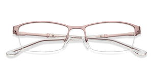 Pink Cat Eye Half Rim Women Eyeglasses by Vincent Chase-207974