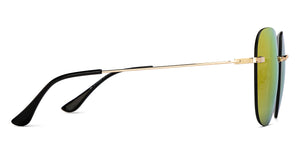 Gold Round Rimless Women Sunglasses by Vincent Chase-213250