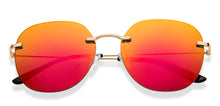 Load image into Gallery viewer, Gold Round Rimless Women Sunglasses by Vincent Chase-213250
