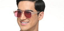 Load image into Gallery viewer, Pink Aviator Full Rim Unisex Sunglasses by Lenskart-217420