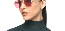 Load image into Gallery viewer, Pink Aviator Full Rim Unisex Sunglasses by Lenskart-217420