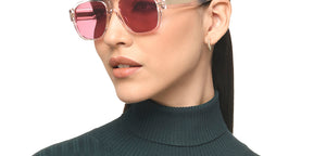 Pink Aviator Full Rim Unisex Sunglasses by Lenskart-217420