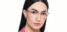 Load image into Gallery viewer, Pink Transparent Cat Eye Full Rim Women Eyeglasses by Vincent Chase-219689