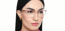 Load image into Gallery viewer, Pink Transparent Cat Eye Full Rim Women Eyeglasses by Vincent Chase-219689