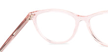 Load image into Gallery viewer, Pink Transparent Cat Eye Full Rim Women Eyeglasses by Vincent Chase-219689