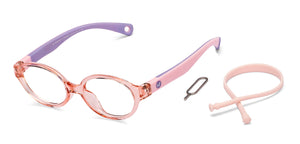 Pink Round Full Rim Kids Eyeglasses by Hooper Online-210486