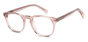 Pink Round Full Rim Women Eyeglasses by John Jacobs-213683