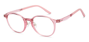 Pink Round Full Rim Unisex Eyeglasses by Lenskart Air-152144