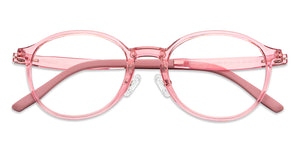 Pink Round Full Rim Unisex Eyeglasses by Lenskart Air-152144