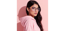 Load image into Gallery viewer, Pink Geometric Full Rim Unisex Eyeglasses by Vincent Chase-233107