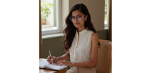 Load image into Gallery viewer, Pink Geometric Full Rim Unisex Eyeglasses by Vincent Chase-233107