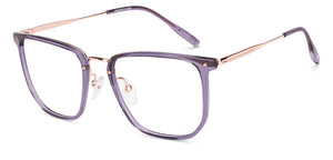 Pink Geometric Full Rim Unisex Eyeglasses by Vincent Chase-233107