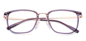 Pink Geometric Full Rim Unisex Eyeglasses by Vincent Chase-233107