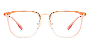 Pink Square Full Rim Unisex Eyeglasses by Vincent Chase-233106