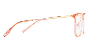 Pink Square Full Rim Unisex Eyeglasses by Vincent Chase-233106
