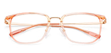 Load image into Gallery viewer, Pink Square Full Rim Unisex Eyeglasses by Vincent Chase-233106