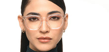 Load image into Gallery viewer, Pink Pentagonal Full Rim Unisex Eyeglasses by Lenskart-217401
