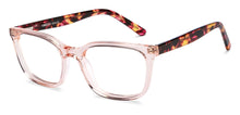 Load image into Gallery viewer, Pink Transparent Rectangle Full Rim Unisex Eyeglasses by Vincent Chase-210975