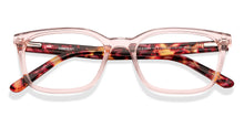 Load image into Gallery viewer, Pink Transparent Rectangle Full Rim Unisex Eyeglasses by Vincent Chase-210975