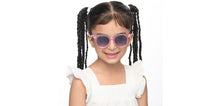 Load image into Gallery viewer, Pink Round Full Rim Kids Sunglasses by Hooper-211011
