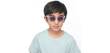 Load image into Gallery viewer, Pink Round Full Rim Kids Sunglasses by Hooper-211011