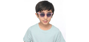 Pink Round Full Rim Kids Sunglasses by Hooper-211011