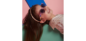 Pink Round Full Rim Kids Sunglasses by Hooper-211011