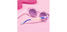 Load image into Gallery viewer, Pink Round Full Rim Kids Sunglasses by Hooper-211011
