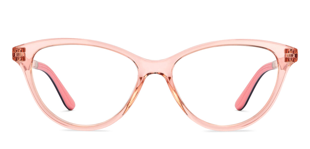 Pink Cat Eye Full Rim Women Eyeglasses by Lenskart Air-215878