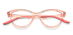 Pink Cat Eye Full Rim Women Eyeglasses by Lenskart Air-215878